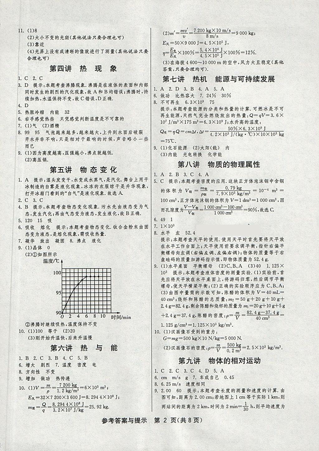 2018年中考復(fù)習(xí)指南物理 第2頁