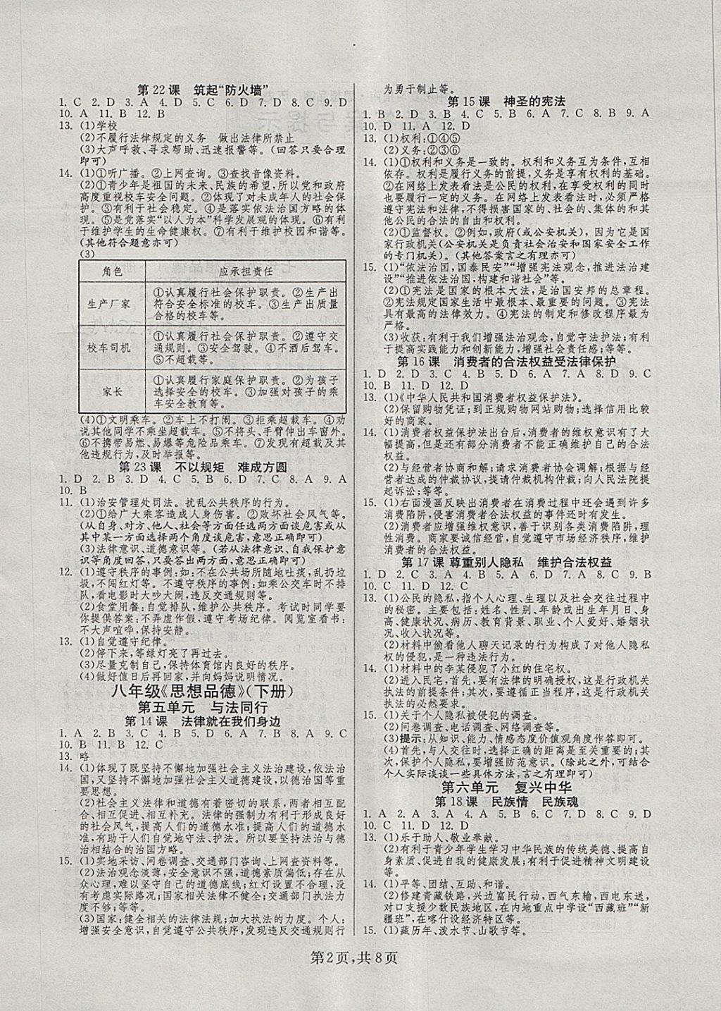 2018年中考復(fù)習(xí)指南思想品德歷史 第2頁