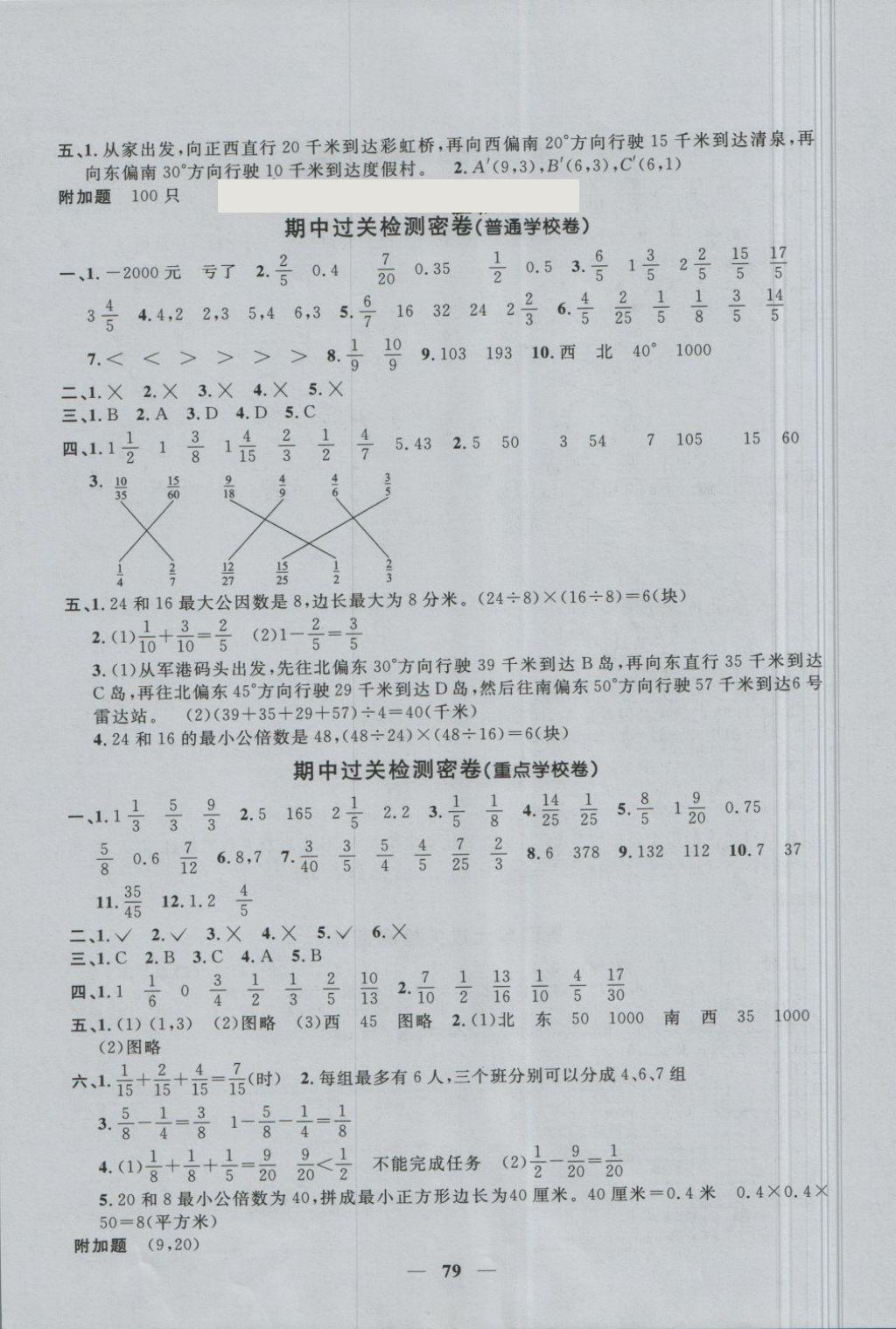 2018年一線名師全優(yōu)好卷五年級數(shù)學下冊青島版 第3頁