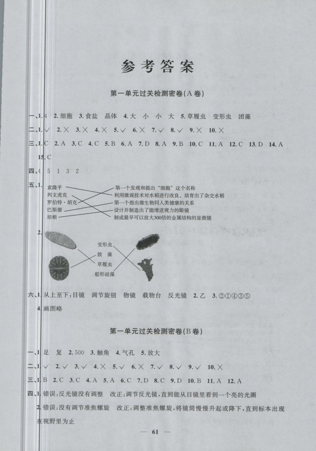 2018年一線名師全優(yōu)好卷六年級(jí)科學(xué)下冊(cè)教科版 第1頁