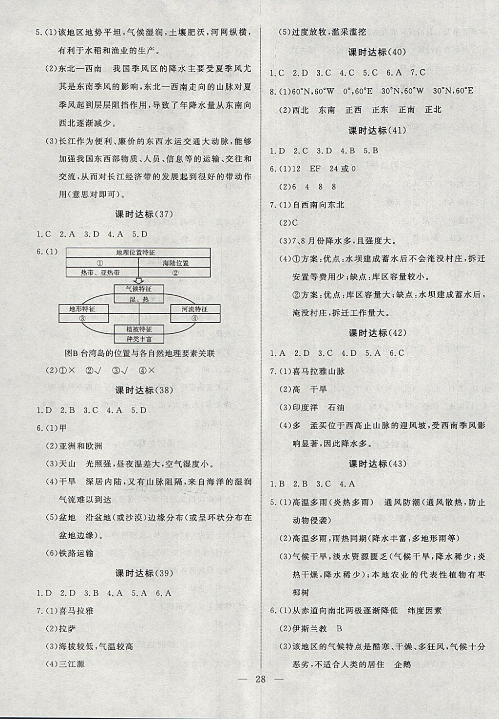 2018年湘岳中考地理邵陽(yáng)專(zhuān)版 第28頁(yè)