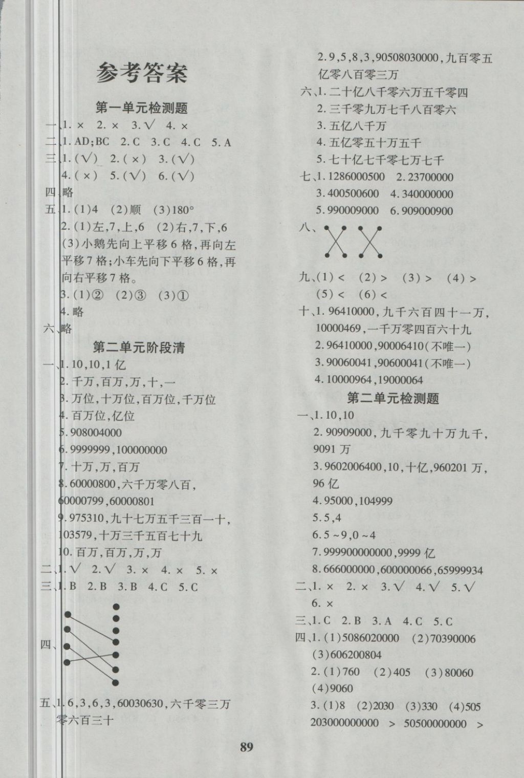 2018年教育世家状元卷四年级数学下册苏教版 第1页