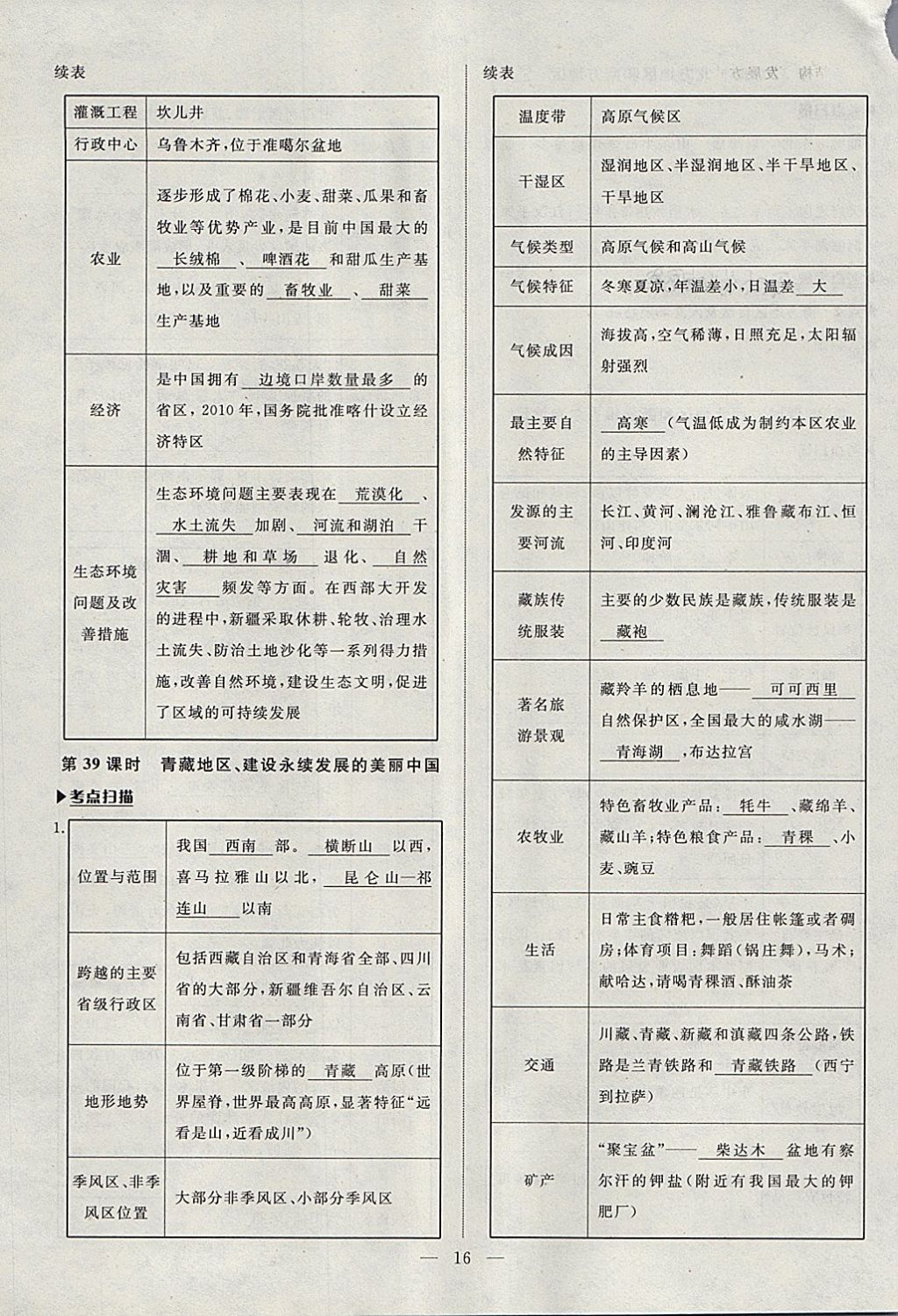 2018年湘岳中考地理湘西自治州專版 第16頁