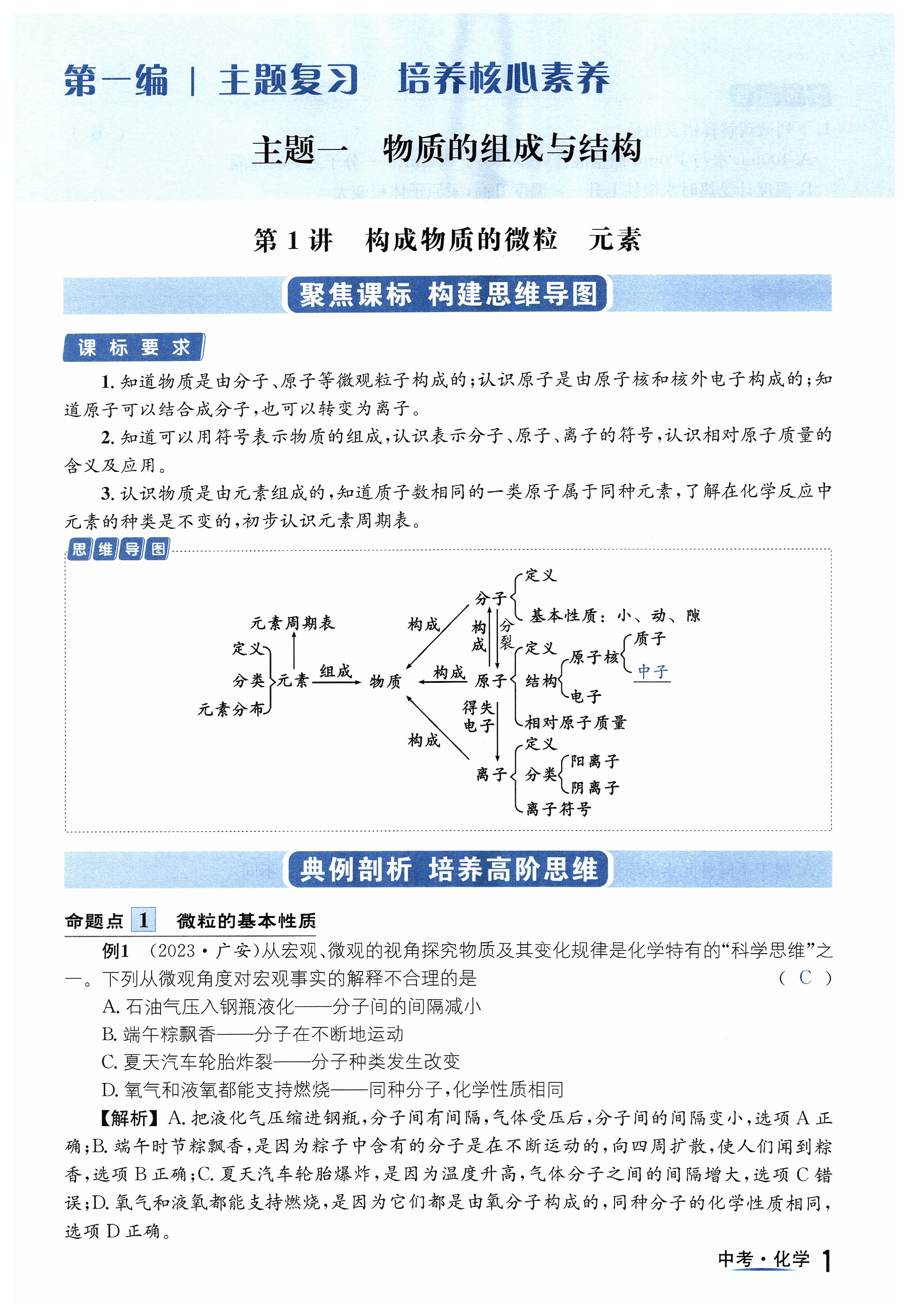 2024年国华图书中考拐点化学南充专版 第1页