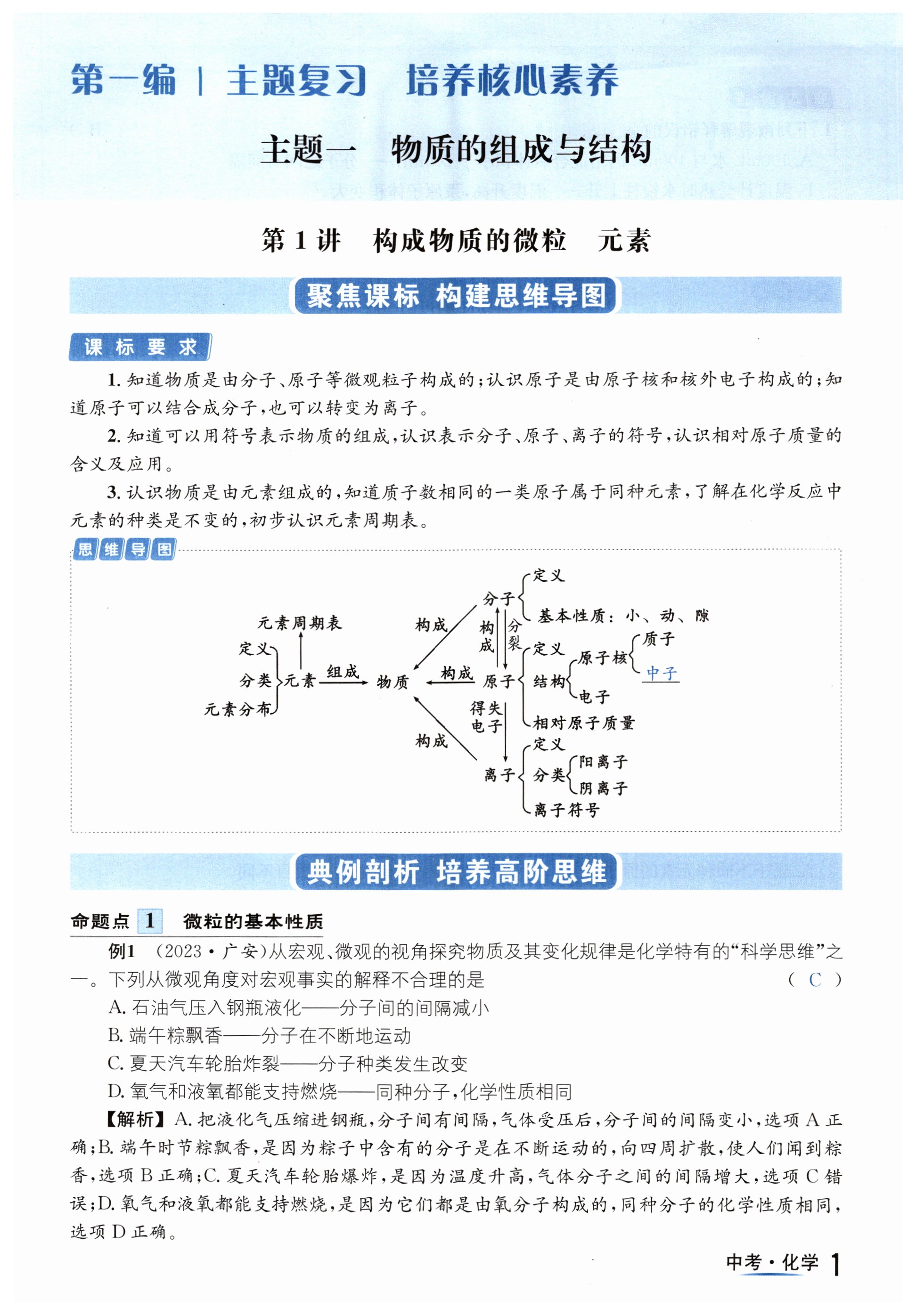 2024年国华考试中考总动员化学达州专版 第1页