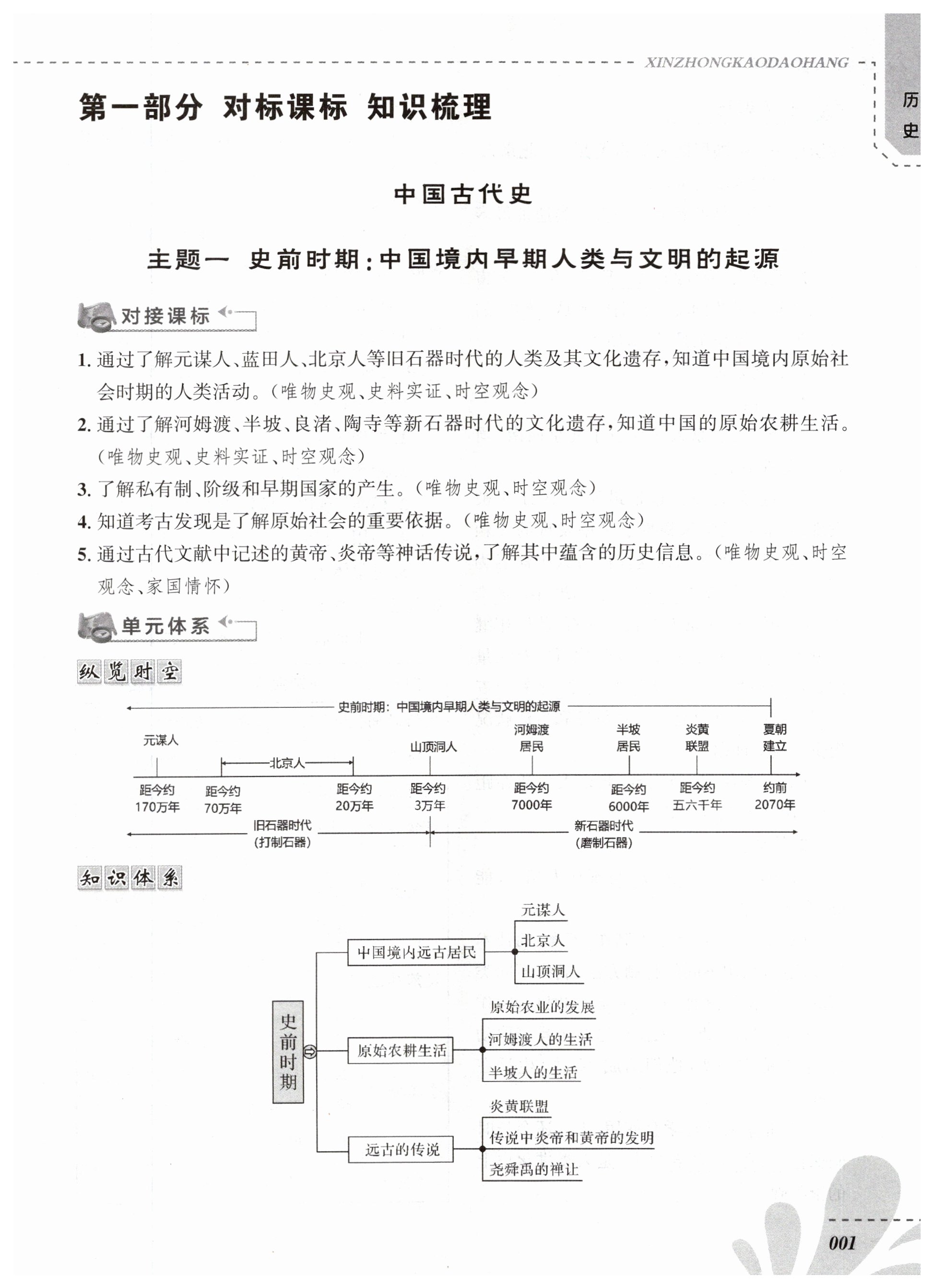 2024年新中考导航长江出版社历史 第1页