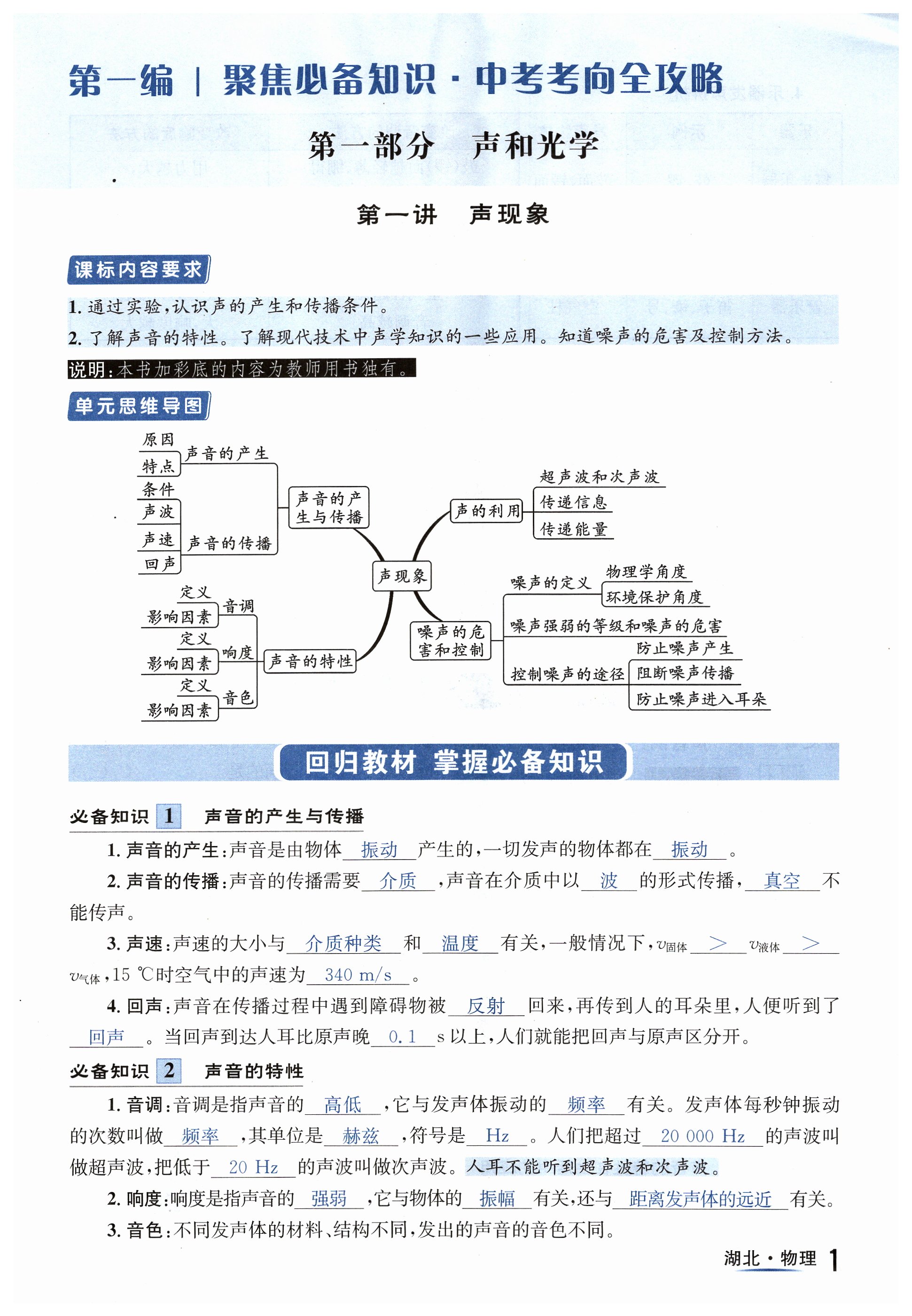 2024年解密中考九年級物理湖北專版 第1頁