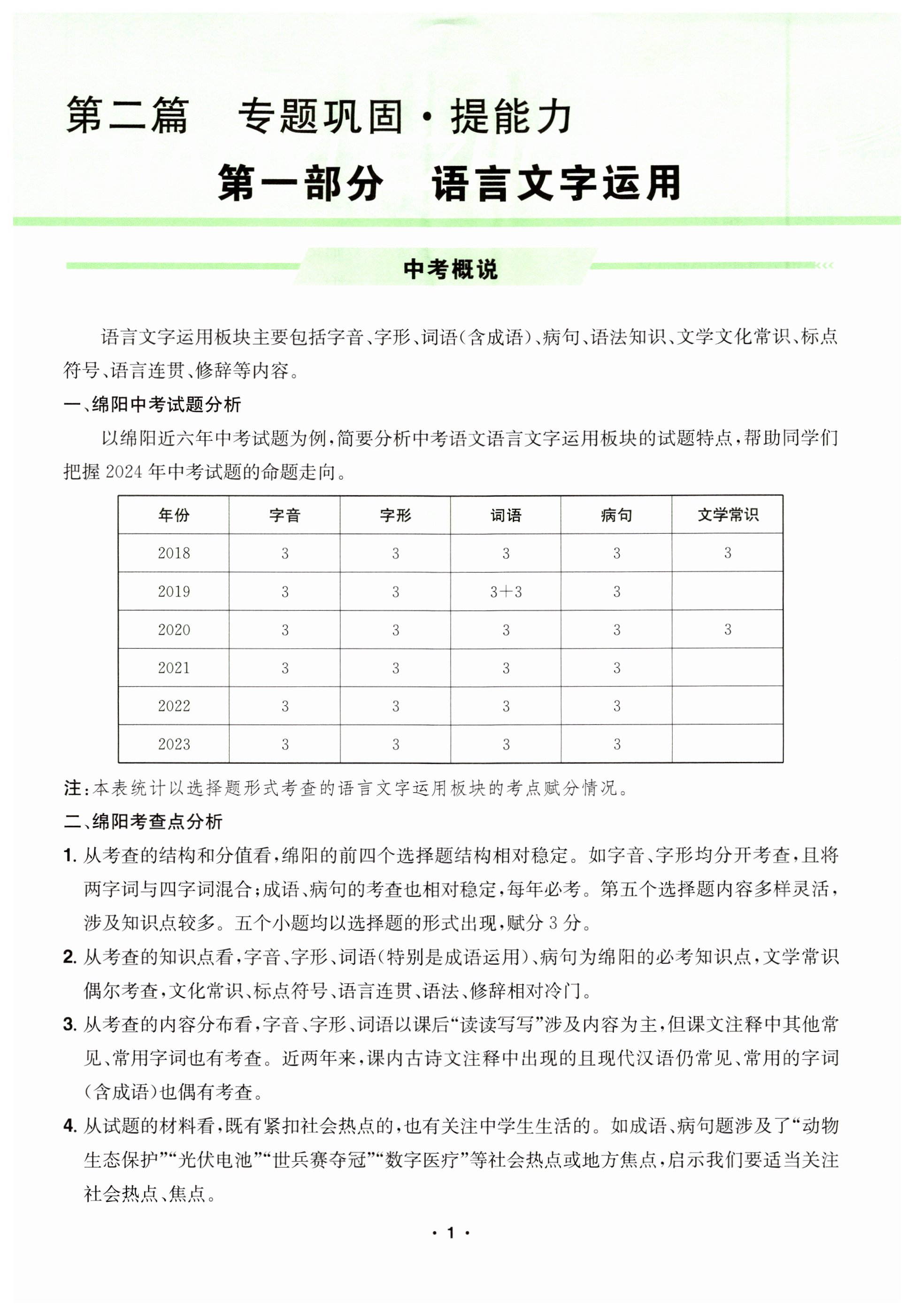 2024年超越中考语文 第1页