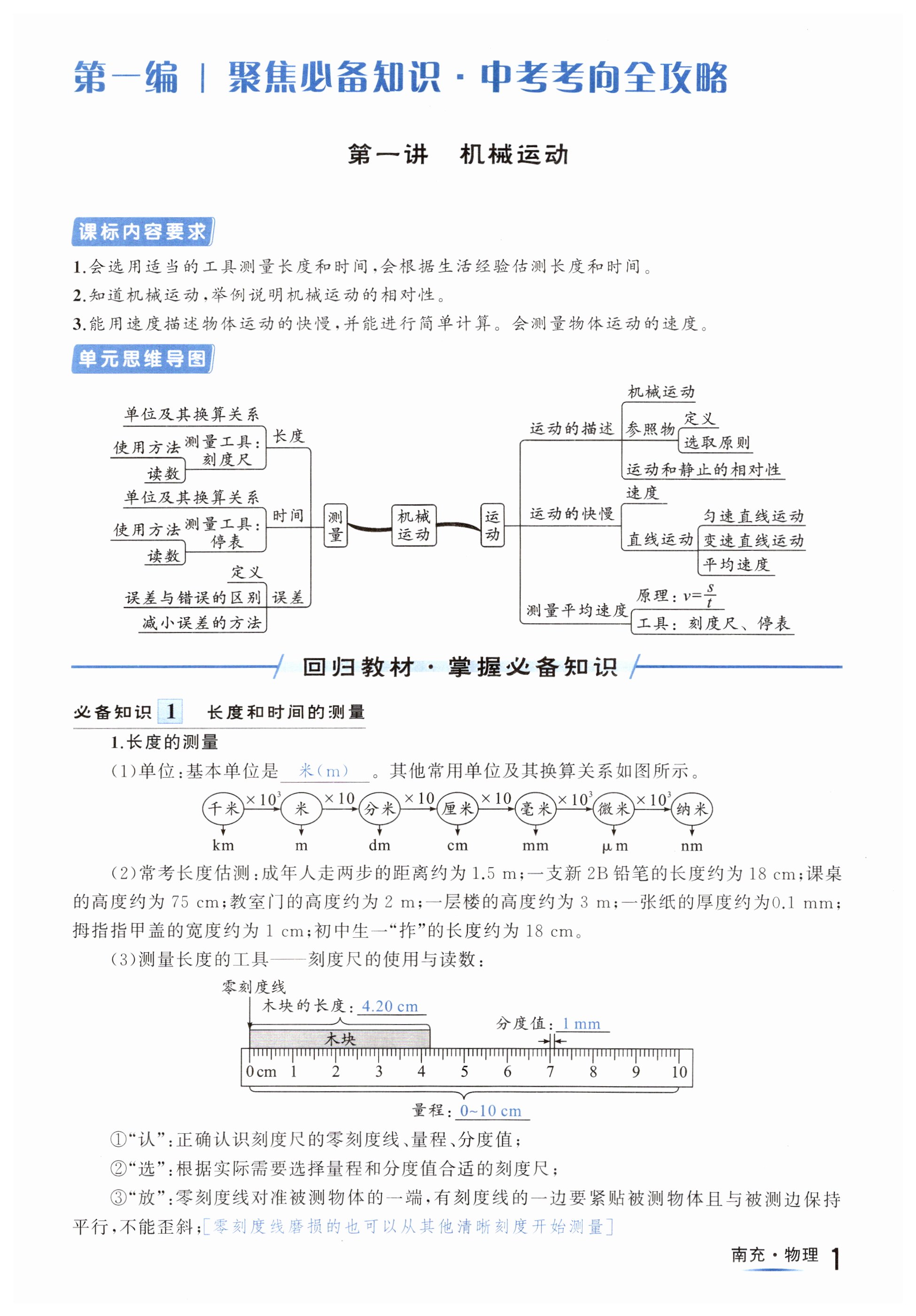 2025年國華圖書中考拐點物理南充專版 第1頁