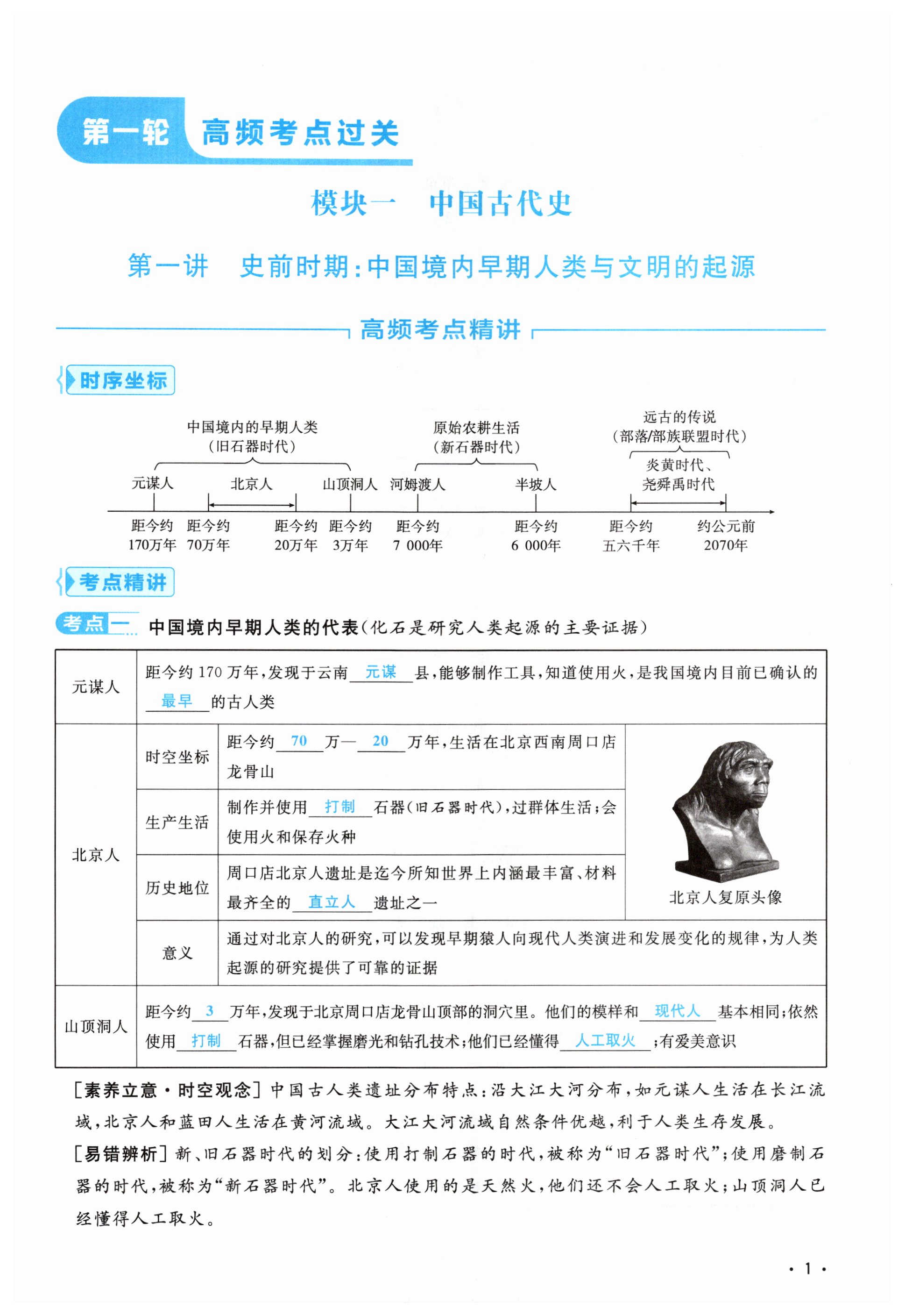 2025年初中學業水平手冊中考歷史云南專版 第1頁