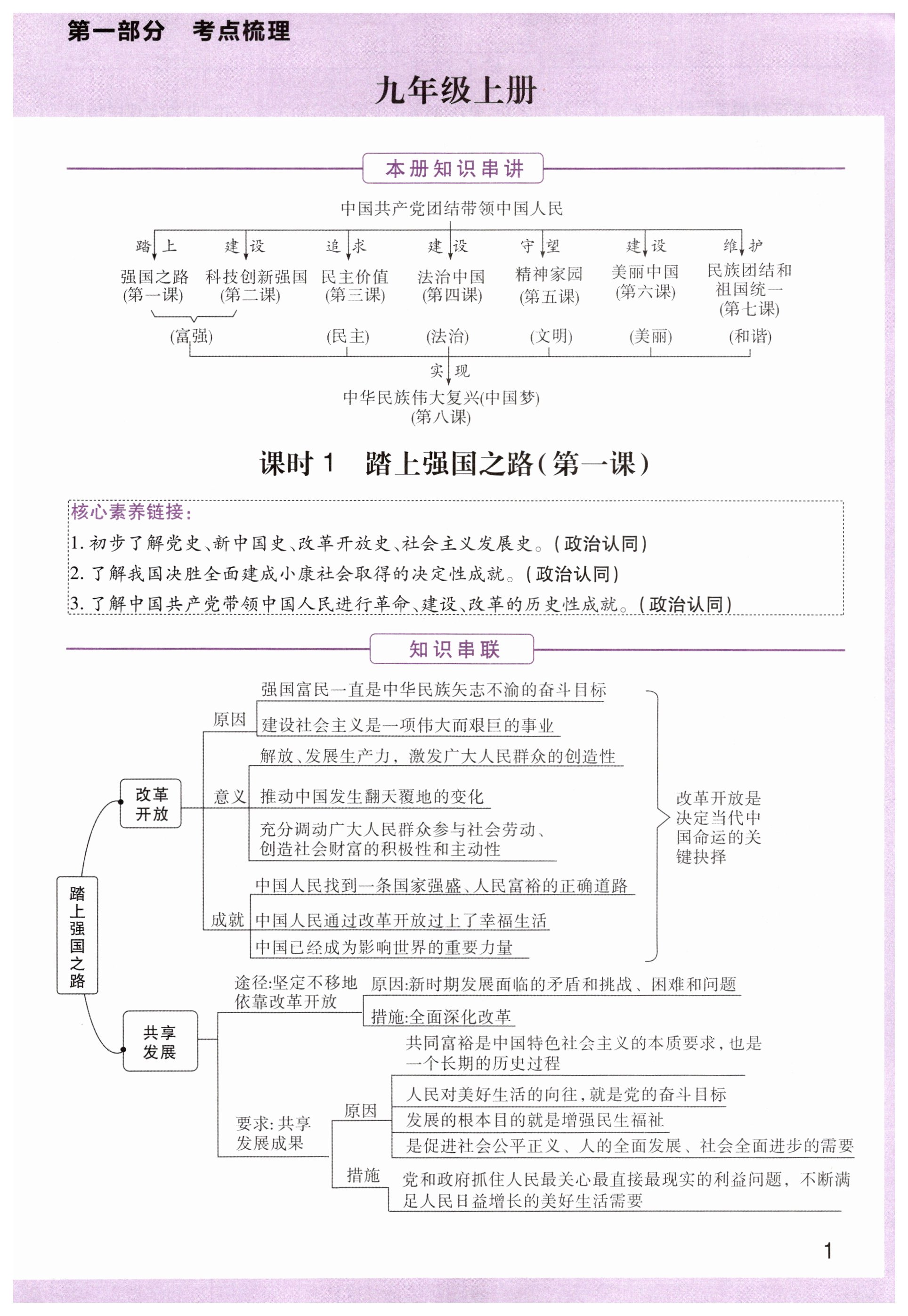 2025年理想中考道德與法治河南專版 第1頁(yè)