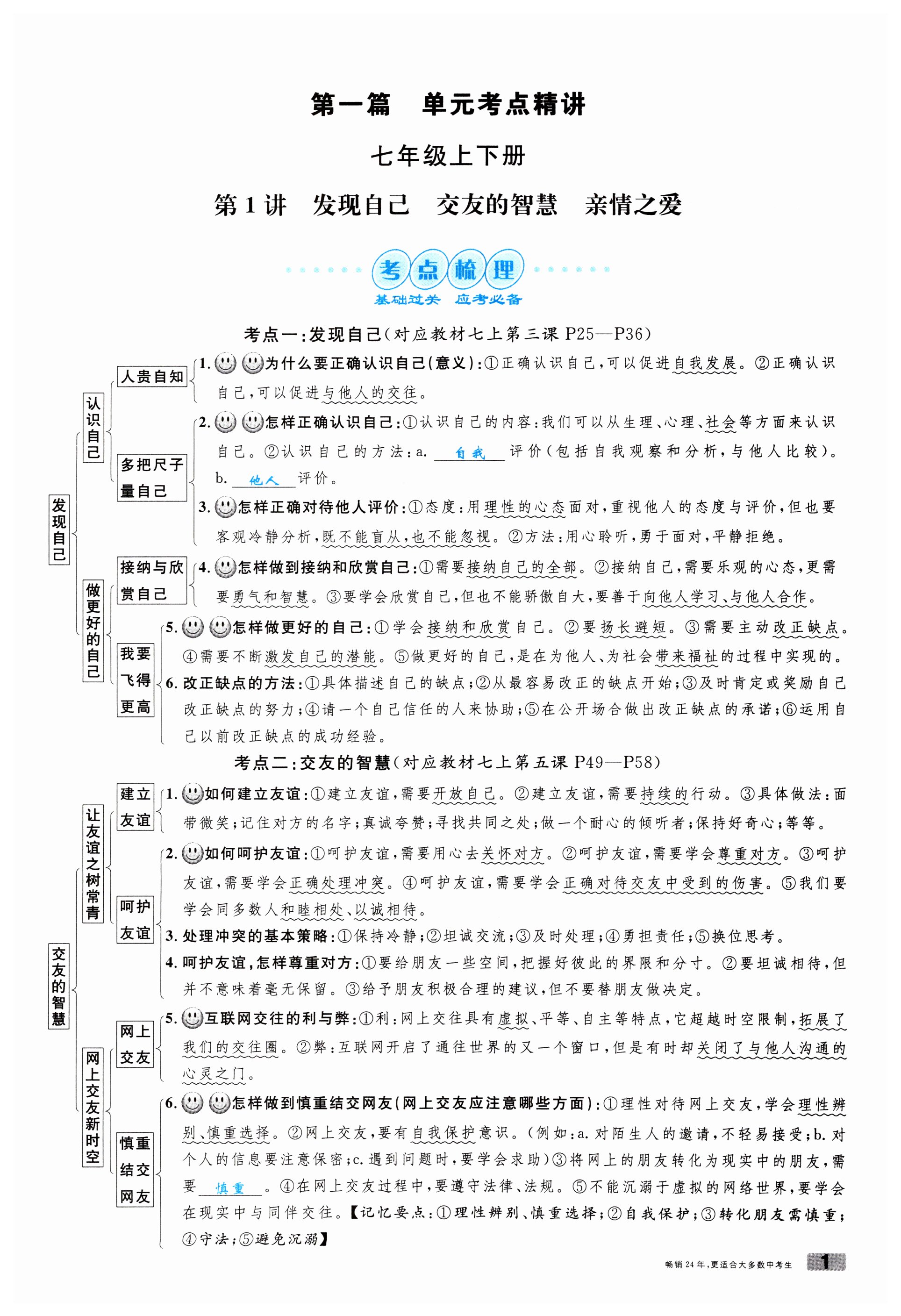 2025年火線100天道德與法治四川專版 第1頁(yè)