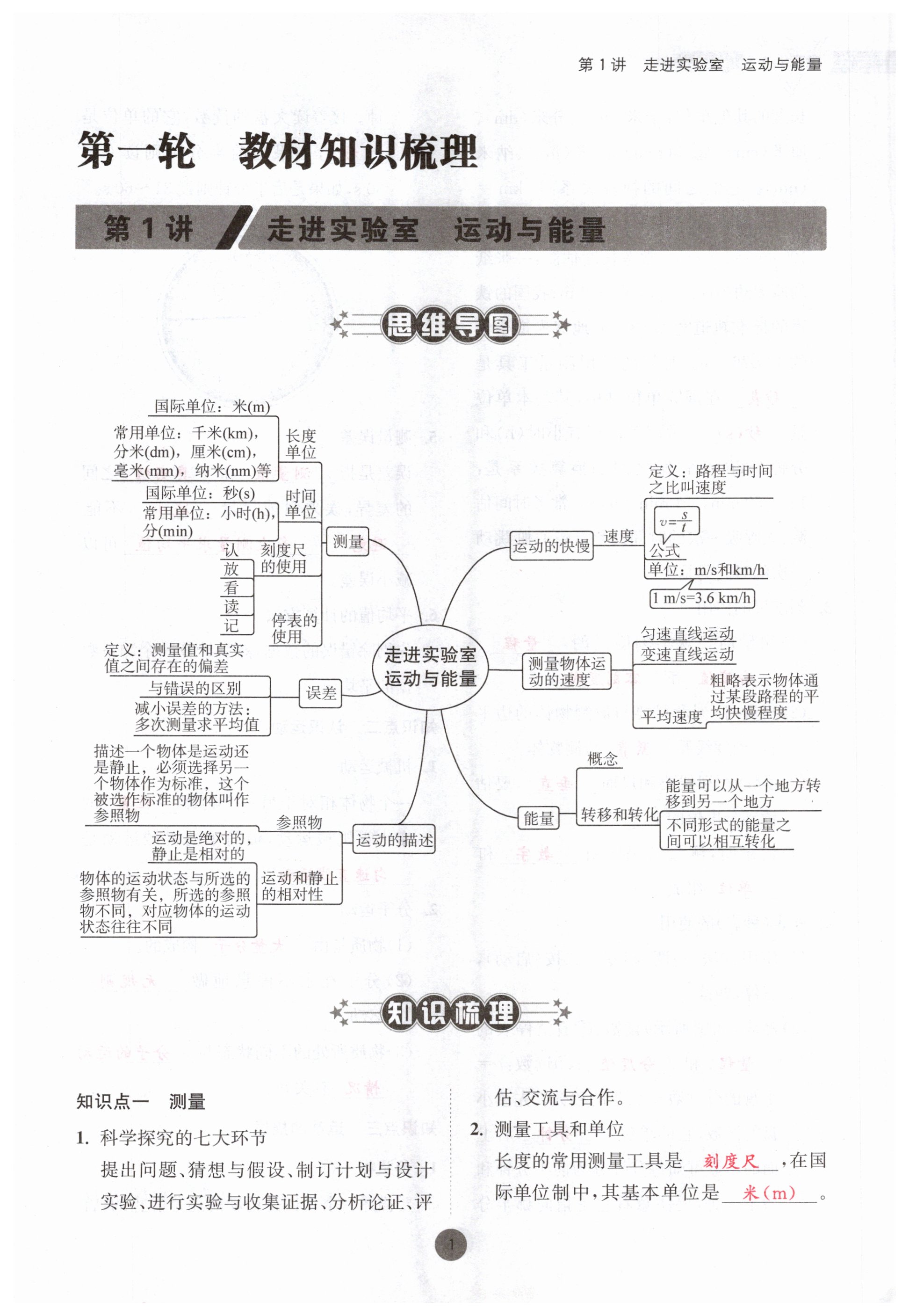 2025年中考6加1物理教科版達州專版 第1頁