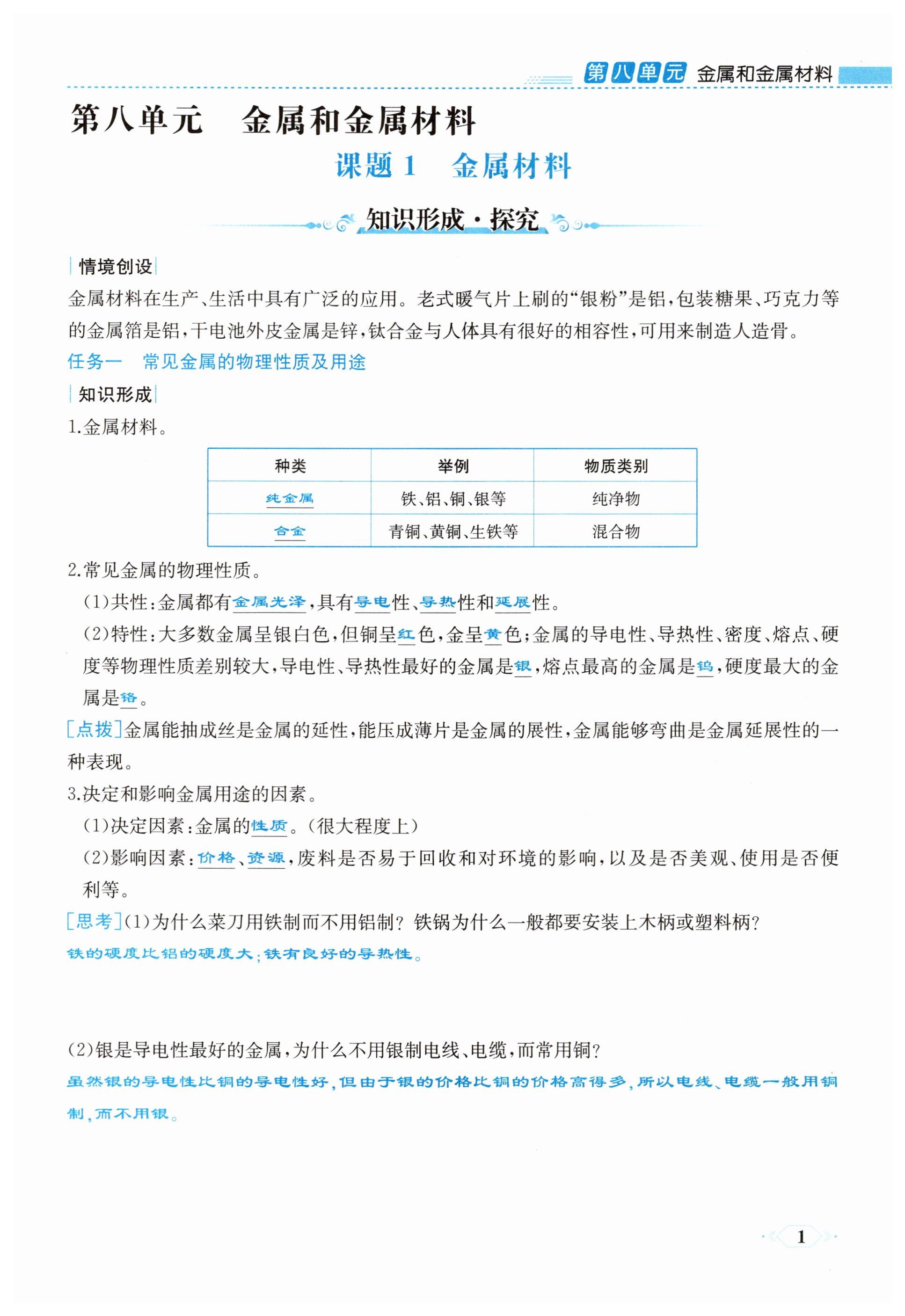 2025年人教金學(xué)典同步解析與測(cè)評(píng)九年級(jí)化學(xué)下冊(cè)人教版云南專版 第1頁(yè)