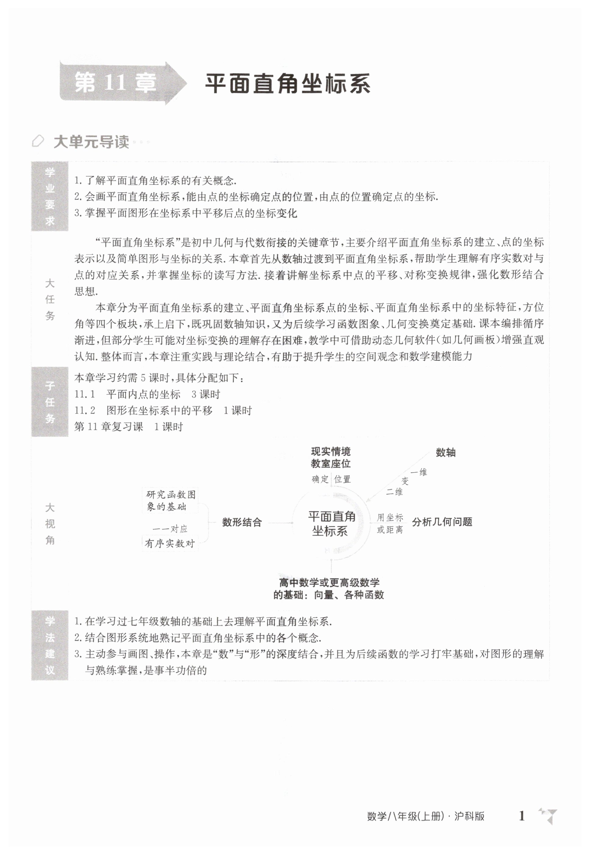 2025年金太阳导学案八年级数学上册沪科版 第1页
