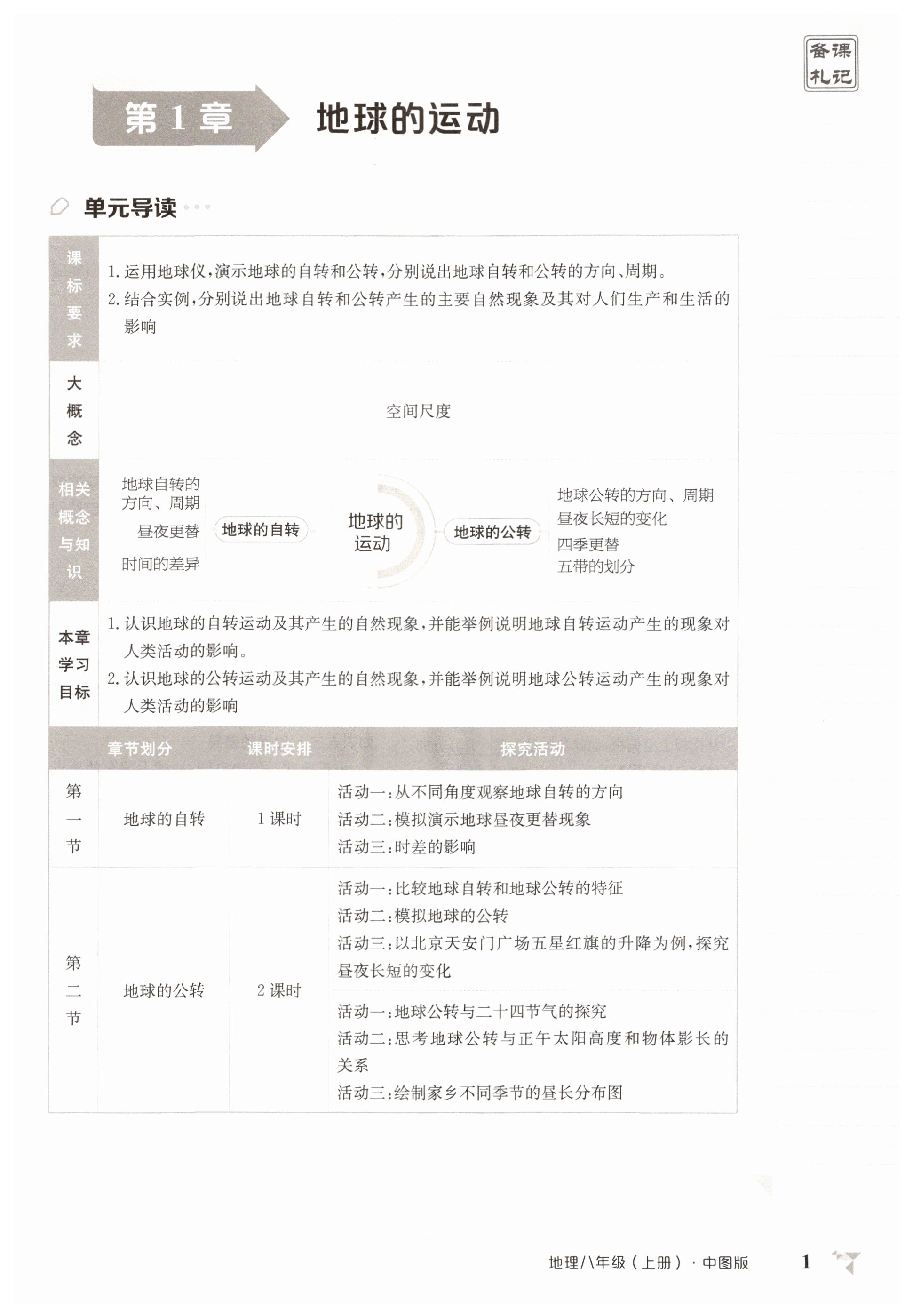2025年金太陽導學案八年級地理上冊中圖版 第1頁