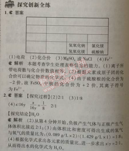 2014年5年中考3年模擬初中化學(xué)九年級上冊北京課改版 第2節(jié)