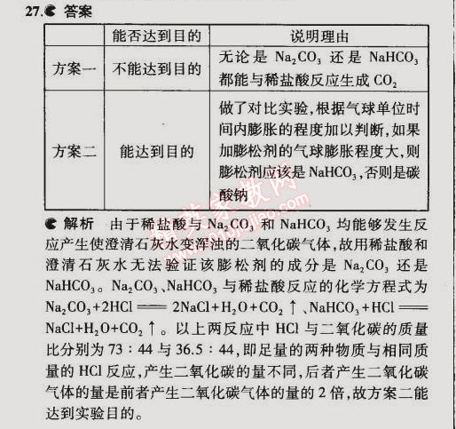 2015年5年中考3年模擬初中化學(xué)九年級下冊滬教版 第3節(jié)