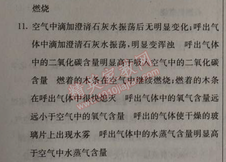 2014年黃岡金牌之路練闖考九年級(jí)化學(xué)上冊(cè)人教版 課題2