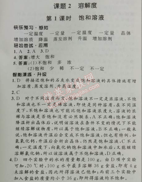 2014年初中同步測控優(yōu)化設(shè)計(jì)九年級(jí)化學(xué)下冊(cè)人教版 課題2