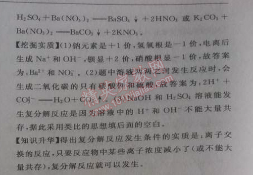 2014年综合应用创新题典中点九年级化学下册人教版 第十一单元