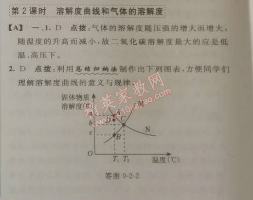 2014年综合应用创新题典中点九年级化学下册人教版 课题2