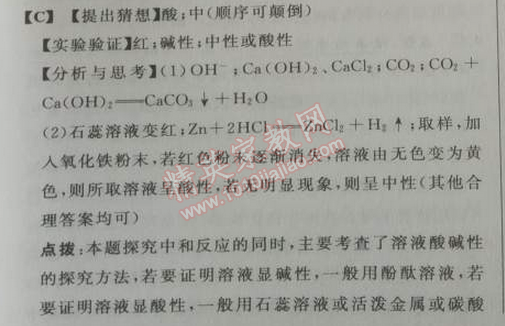 2014年综合应用创新题典中点九年级化学下册人教版 课题2