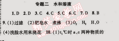 2015年金榜行動九年級化學(xué)下冊人教版 專題二