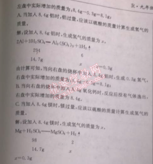 2014年啟東中學(xué)作業(yè)本九年級(jí)化學(xué)下冊(cè)人教版 作業(yè)41