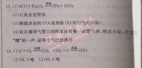 2014年启东中学作业本九年级化学下册人教版 作业4