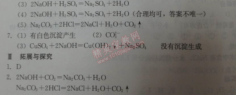 2014年學(xué)習(xí)探究診斷九年級化學(xué)下冊人教版 第十一單元