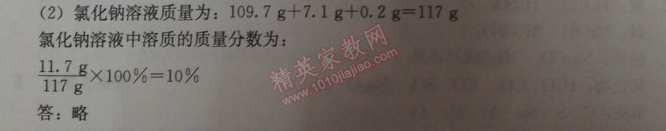 2014年學(xué)習(xí)探究診斷九年級化學(xué)下冊人教版 第十一單元檢測題