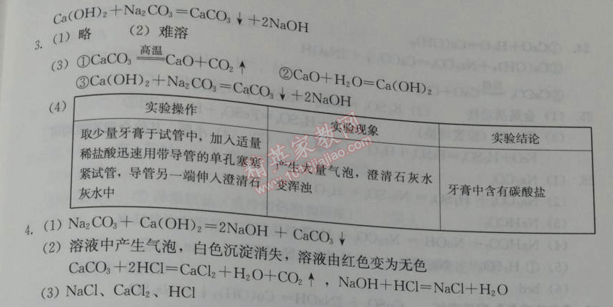 2014年學(xué)習(xí)探究診斷九年級化學(xué)下冊人教版 第十一單元