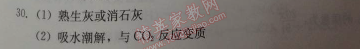 2014年學(xué)習(xí)探究診斷九年級(jí)化學(xué)下冊(cè)人教版 綜合練習(xí)2