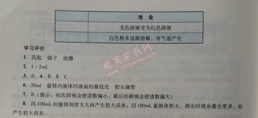 2014年學(xué)習(xí)與評價(jià)九年級化學(xué)全一冊人教版 課題3