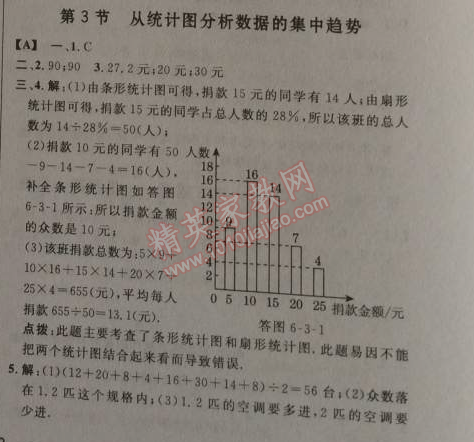 2014年综合应用创新题典中点八年级数学上册北师大版 3