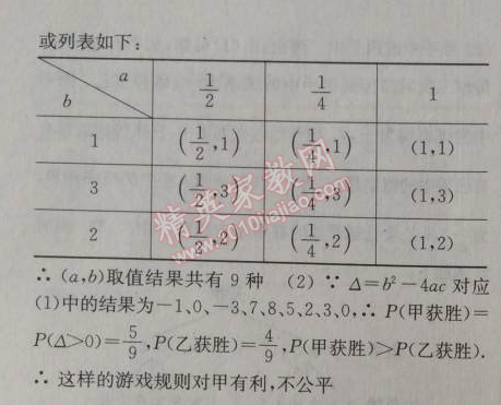 2014年通城學(xué)典課時(shí)作業(yè)本九年級(jí)數(shù)學(xué)上冊(cè)北師大版 第三章單元自測(cè)卷