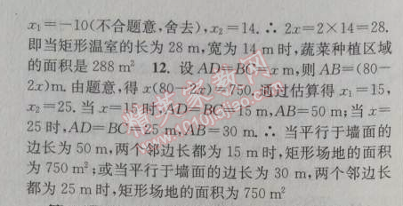 2014年通城學(xué)典課時作業(yè)本九年級數(shù)學(xué)上冊北師大版 2