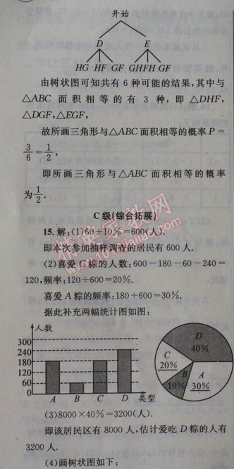 2014年天府前沿課時(shí)三級(jí)達(dá)標(biāo)九年級(jí)數(shù)學(xué)上冊(cè)北師大版 本章回顧與思考