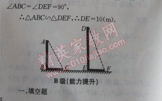 2014年天府前沿課時(shí)三級(jí)達(dá)標(biāo)九年級(jí)數(shù)學(xué)上冊(cè)北師大版 第四章1