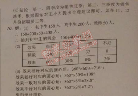 2014年广东学导练九年级数学下册北师大版 4.1