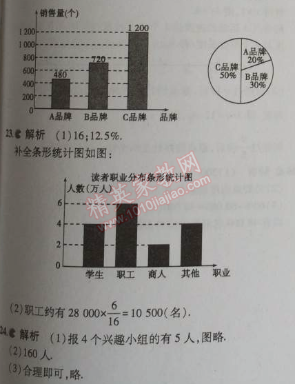 2014年5年中考3年模拟初中数学七年级上册北师大版 本章检测