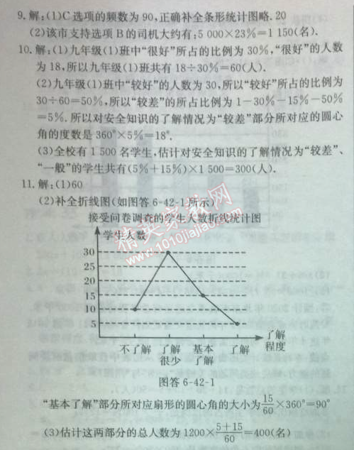 2014年启东中学作业本七年级数学上册北师大版 42