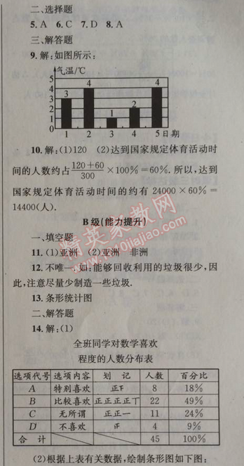 2014年天府前沿課時(shí)三級(jí)達(dá)標(biāo)七年級(jí)數(shù)學(xué)上冊(cè)北師大版 第三節(jié)