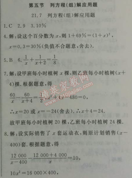 2014年鐘書金牌新教材全練八年級(jí)數(shù)學(xué)下冊(cè)滬教版 5