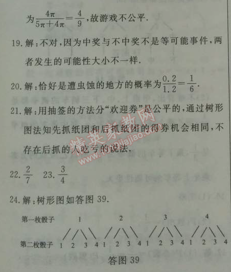 2014年鐘書金牌新教材全練八年級數(shù)學(xué)下冊滬教版 2