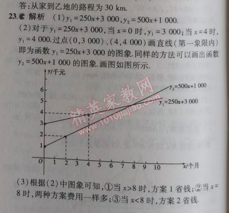 2014年5年中考3年模拟初中数学八年级上册沪科版 期末检测