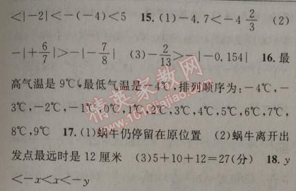 2014年原創(chuàng)新課堂七年級數(shù)學(xué)上冊滬科版 3