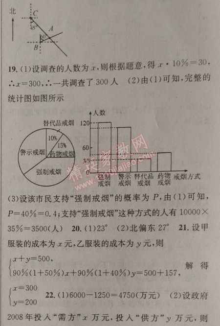 2014年原創(chuàng)新課堂七年級(jí)數(shù)學(xué)上冊(cè)滬科版 期末檢測(cè)題二