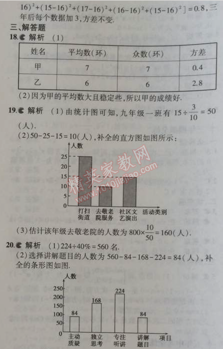 2014年5年中考3年模擬初中數(shù)學(xué)九年級上冊冀教版 本章檢測